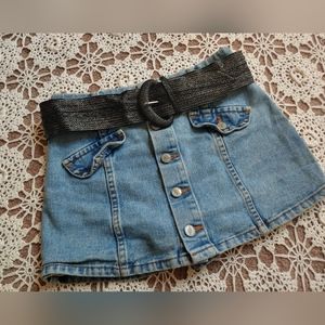 RARE Vintage 80s Black Woven Gothic Retro Bohemian Braided Belt